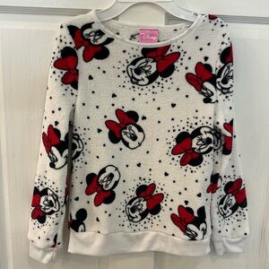 Disney Girls Minnie Mouse Sweater Size M
